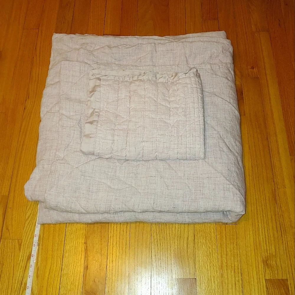 West Elm Bedding Set Queen Duvet Cover w Pillowcase